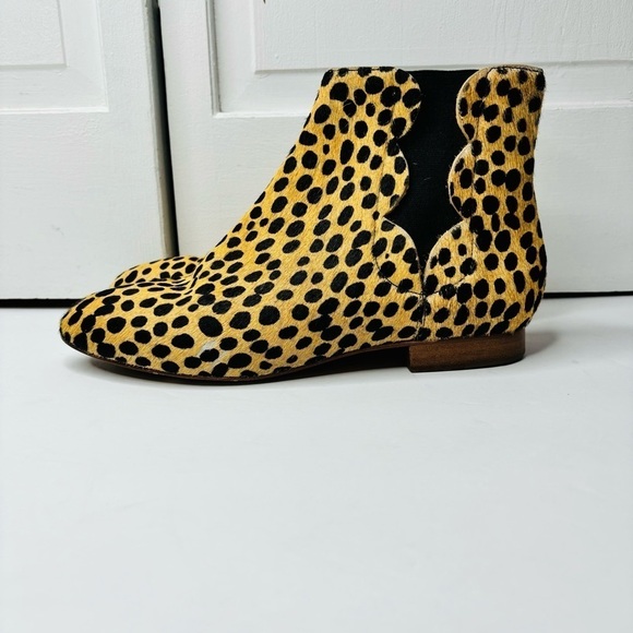 LOEFFLER RANDALL Indie Chelsea Haircalf Slip On Booties Size 7 - Picture 2 of 10